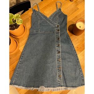 GUESS WRAP DENIM MINI DRESS SIZE S 🌺
